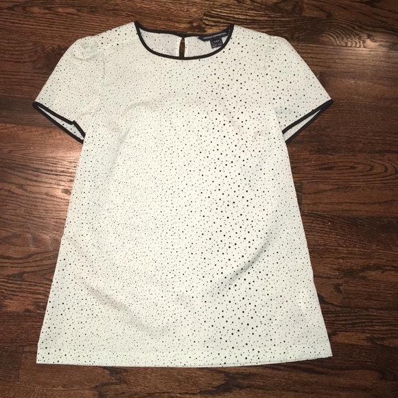 French Connection mint polka dot blouse - Picture 2 of 6